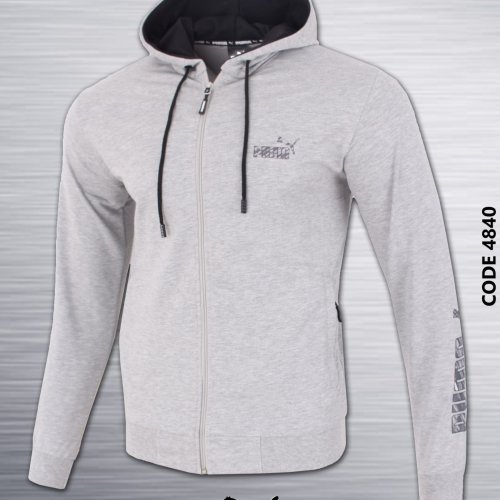 Кофта спорт AZT (S-2XL) 4840-5 l.grey (зима) AZT 4840-5 l.grey