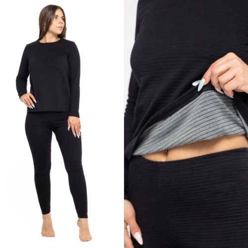 Термобелье BRAVEL (3XL) 02364-3 black (зима) BRAVEL 02364-3 black