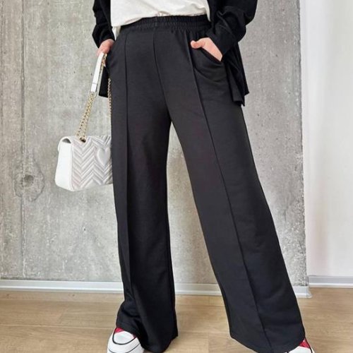 Штаны спорт Sport style (S-2XL) 10 black (деми) Sport style 10 black