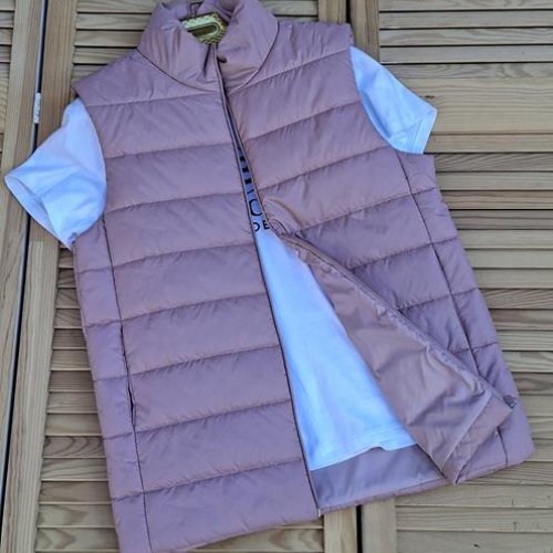 Жилетка Sport style (M-3XL) 01 powder (деми) Sport style 01 powder