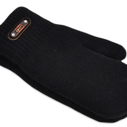 Варежки Descarrilado (one size) J1030 black (зима) Descarrilado J1030 black