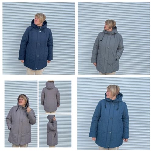 Куртка DKNSEL (48-60) 681 navy (зима) DKNSEL 681 navy