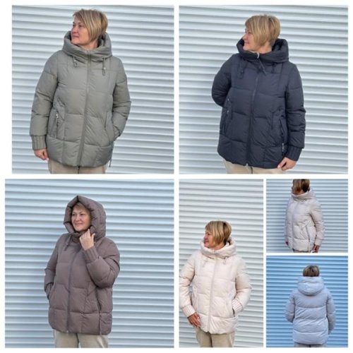 Куртка DKNSEL (46-56) 8825 brown (зима) DKNSEL 8825 brown