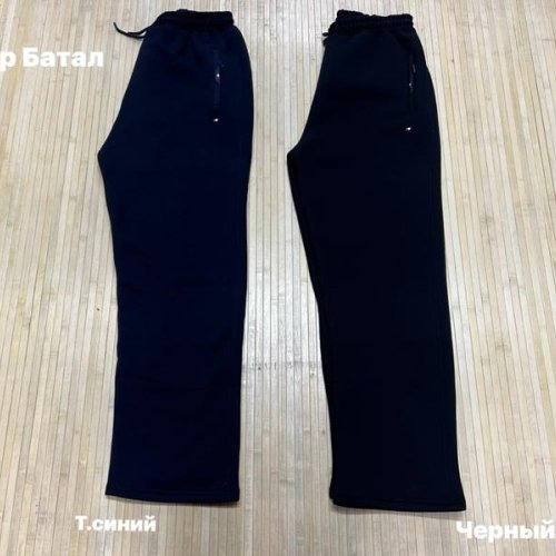 Штаны спорт Navas (7XL-10XL) NW153 black (зима) Navas NW153 black