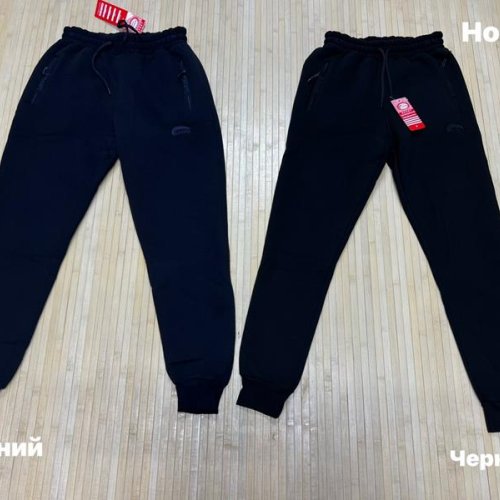 Штаны спорт Navas (M-2XL) NW176 black (зима) Navas NW176 black