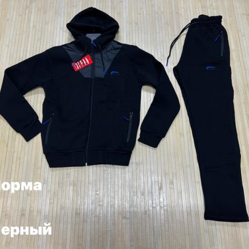 Костюм спорт Navas (S-2XL) NW196 black (зима) Navas NW196 black