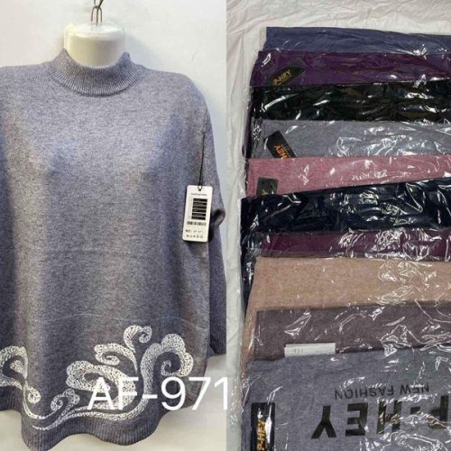 Свитер P.HEY (52-58) AF971 mix (деми) P.HEY AF971 mix