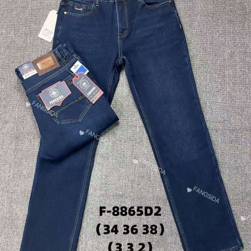 Джинсы God Baron (34-38) F-8865D2 blue (зима) God Baron F-8865D2 blue