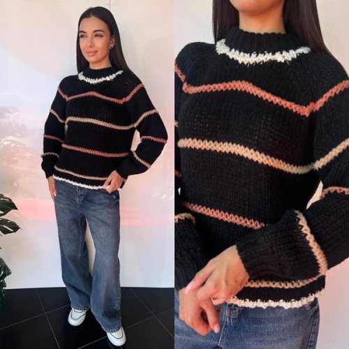 Свитер i8denim Women (one size) TB100 black (деми) i8denim Women TB100 black