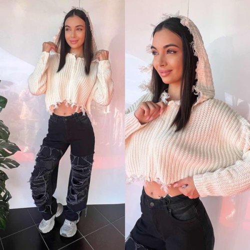 Кофта i8denim Women (S-L) TB86 beige (деми) i8denim Women TB86 beige