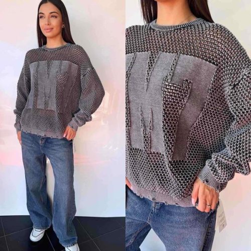 Свитер i8denim Women (one size) TB89 grey (деми) i8denim Women TB89 grey