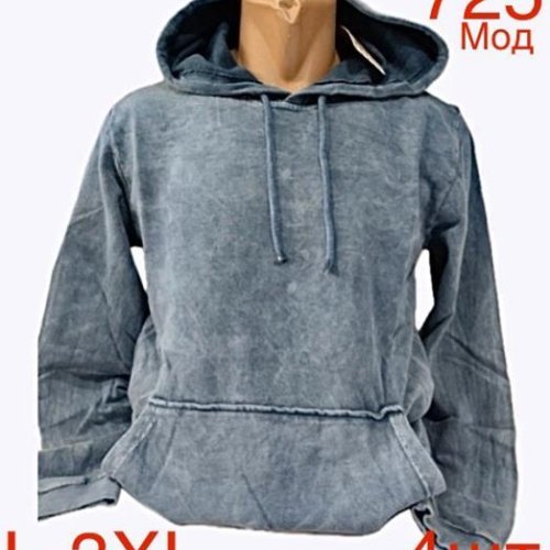 Худи Надийка (L-3XL) ND11-725 l.blue (зима) Надийка ND11-725 l.blue