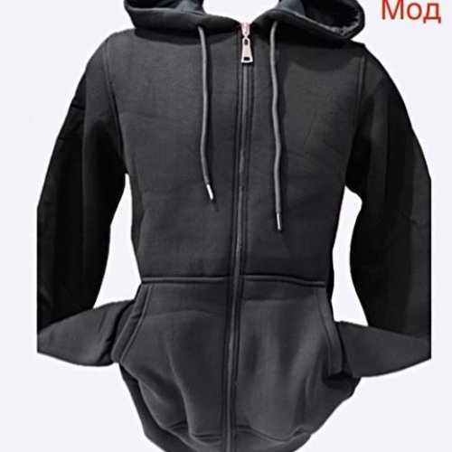 Кофта спорт Надийка (2XL-6XL) ND5-709 black (зима) Надийка ND5-709 black