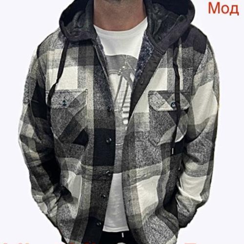 Рубашка Надийка (XL-5XL) ND95-1799 grey (зима) Надийка ND95-1799 grey