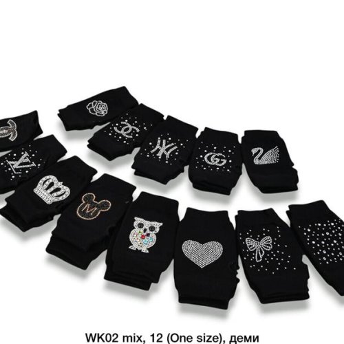 Варежки Descarrilado (one size) WK02 black (зима) Descarrilado WK02 black