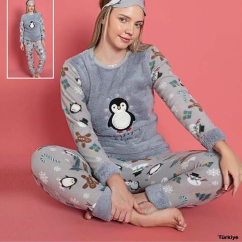 Пижама 4 Seasons (M-2XL) 8172 grey (зима) 4 Seasons 8172 grey