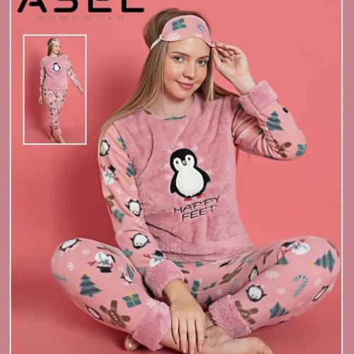 Пижама 4 Seasons (M-2XL) 8172 powder (зима) 4 Seasons 8172 powder