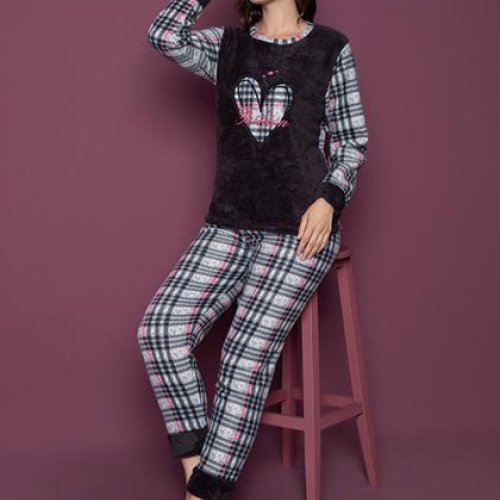 Пижама 4 Seasons (M-2XL) 819630 grey (зима) 4 Seasons 819630 grey