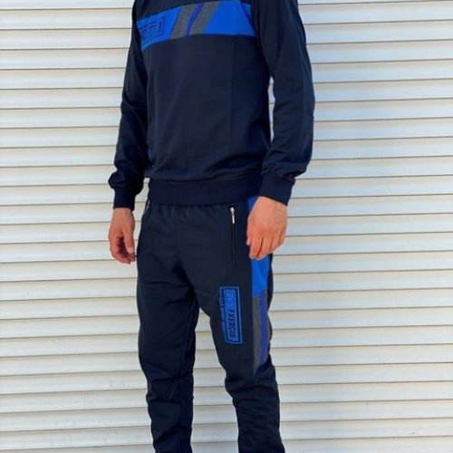 Костюм спорт 4 Seasons (S-2XL) A01-47 navy (деми) 4 Seasons A01-47 navy