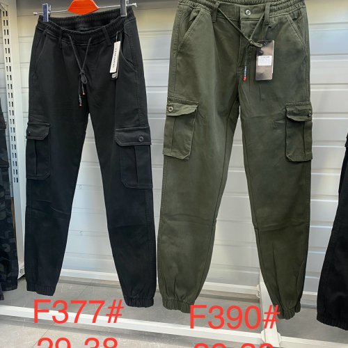 Джинсы God Baron (29-38) F390 green (зима) God Baron F390 green