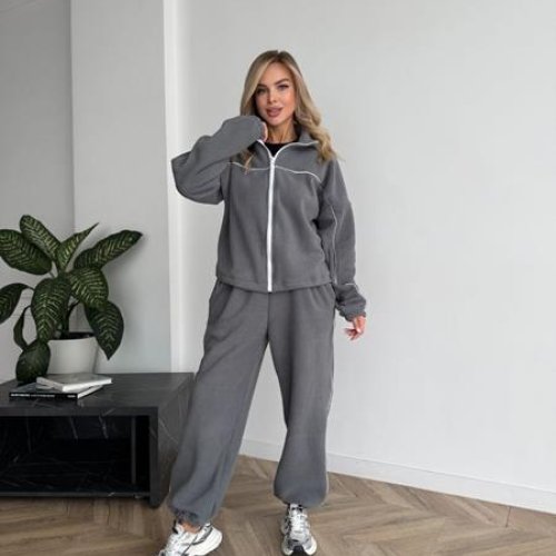 Костюм спорт Modnulya (42-52) 2488 grey (зима) Modnulya 2488 grey