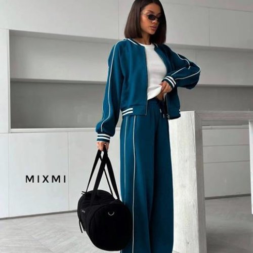 Костюм спорт Modnulya (42-54) 7757 blue (деми) Modnulya 7757 blue