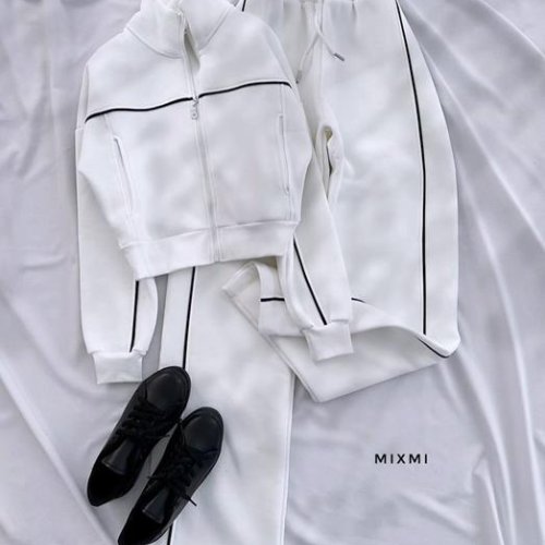 Костюм спорт Modnulya (42-54) MD99 white (деми) Modnulya MD99 white