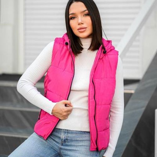 Жилетка Modnulya (42-46) N635 pink (деми) Modnulya N635 pink