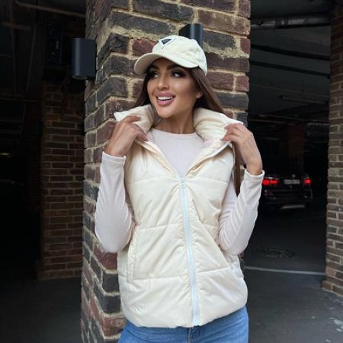 Жилетка Modnulya (42-46) N642 beige (деми) Modnulya N642 beige