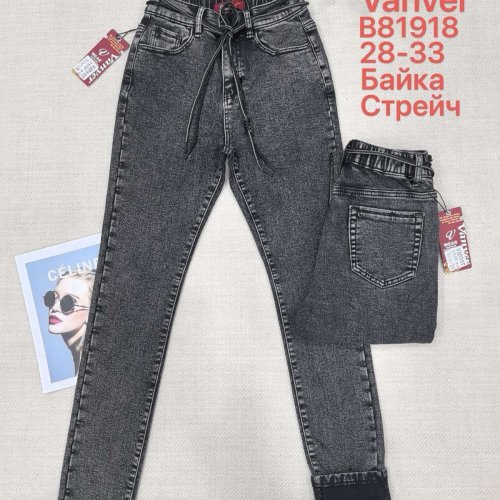 Джинсы Vanver (28-33) B81918 grey (зима) Vanver B81918 grey