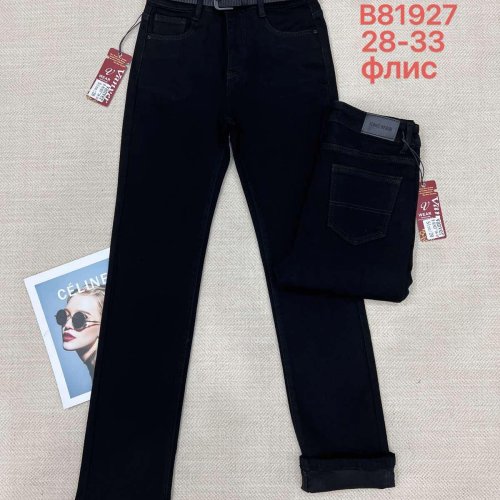 Джинсы Vanver (28-33) B81927 black (зима) Vanver B81927 black