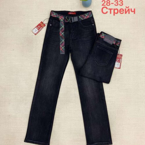 Джинсы Vanver (28-33) B82096 black (зима) Vanver B82096 black