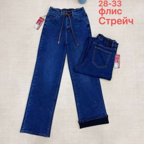 Джинсы Vanver (28-33) B8331 blue (зима) Vanver B8331 blue