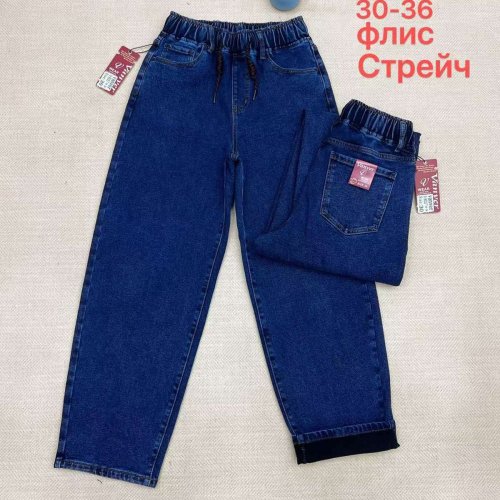 Джинсы Vanver (30-36) D8335 blue (зима) Vanver D8335 blue