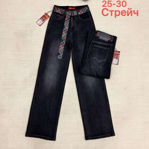 Джинсы Vanver (25-30) F82095 black (зима) Vanver F82095 black