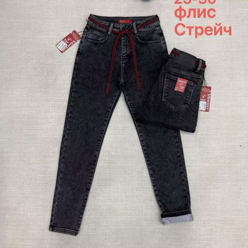 Джинсы Vanver (25-30) F82153 black (зима) Vanver F82153 black