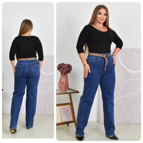 Джинсы Lady N (30-36) 176 blue (деми) Lady N 176 blue