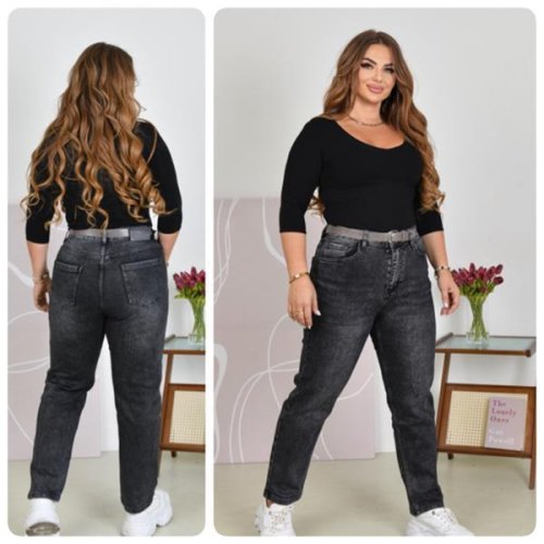 Джинсы Lady N (31-38) 183 grey (деми) Lady N 183 grey