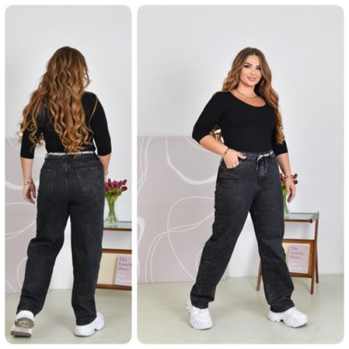 Джинсы Lady N (31-38) 888 grey (деми) Lady N 888 grey