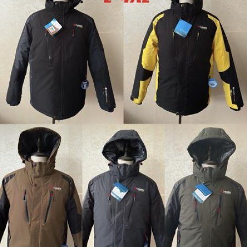 Куртка LeHung (L-4XL) 5815 black-yellow (зима) LeHung 5815 black-yellow