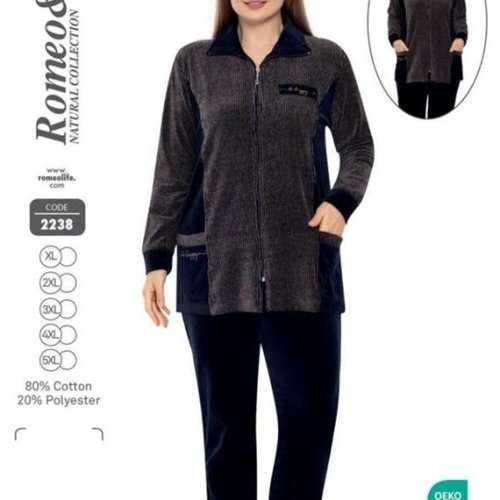 Костюм Cotpark (XL-5XL) 2238 black (деми) Cotpark 2238 black