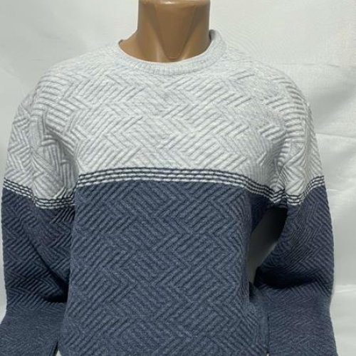 Свитер Sabihina (3XL-5XL) SB1235 blue (деми) Sabihina SB1235 blue