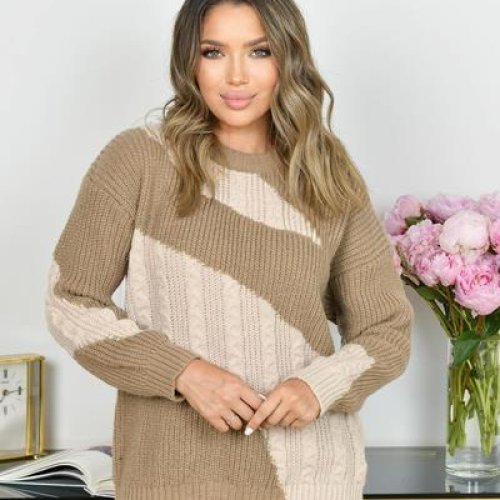 Свитер Aidin-шик шок (one size) 105 beige (деми) Aidin-шик шок 105 beige