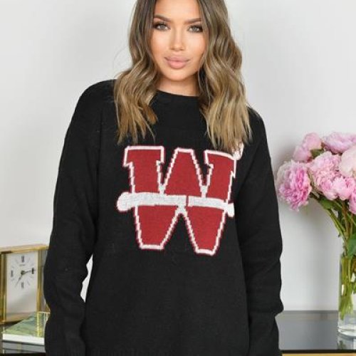 Свитер Aidin-шик шок (one size) 99 black (деми) Aidin-шик шок 99 black