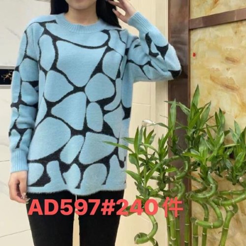 Свитер Aidin-шик шок (one size) AD597 l.blue (деми) Aidin-шик шок AD597 l.blue