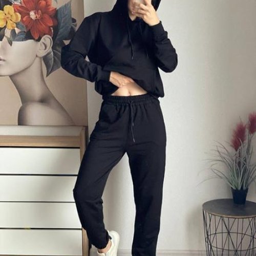 Костюм спорт FSN (46-52) 0011-5025 black (деми) FSN 0011-5025 black