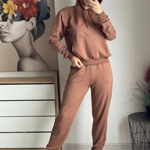 Костюм спорт FSN (46-52) 0011-5025 brown (деми) FSN 0011-5025 brown