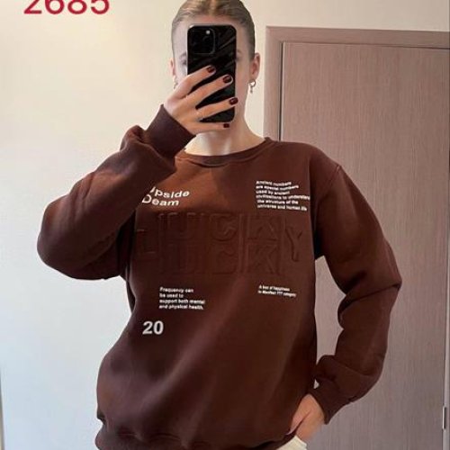 Свитер FSN (46-52) 2685 brown (зима) FSN 2685 brown