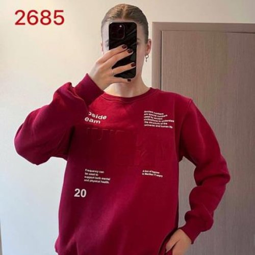 Свитер FSN (46-52) 2685 wine (зима) FSN 2685 wine