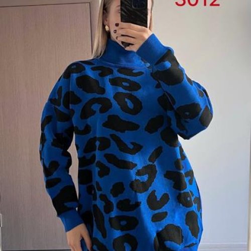 Свитер FSN (46-52) 5002 blue (зима) FSN 5002 blue